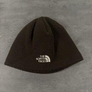 Vintage The North Face Beanie Hat Snow Ski Cap Adult Fleece‎ Brown Gorpcore